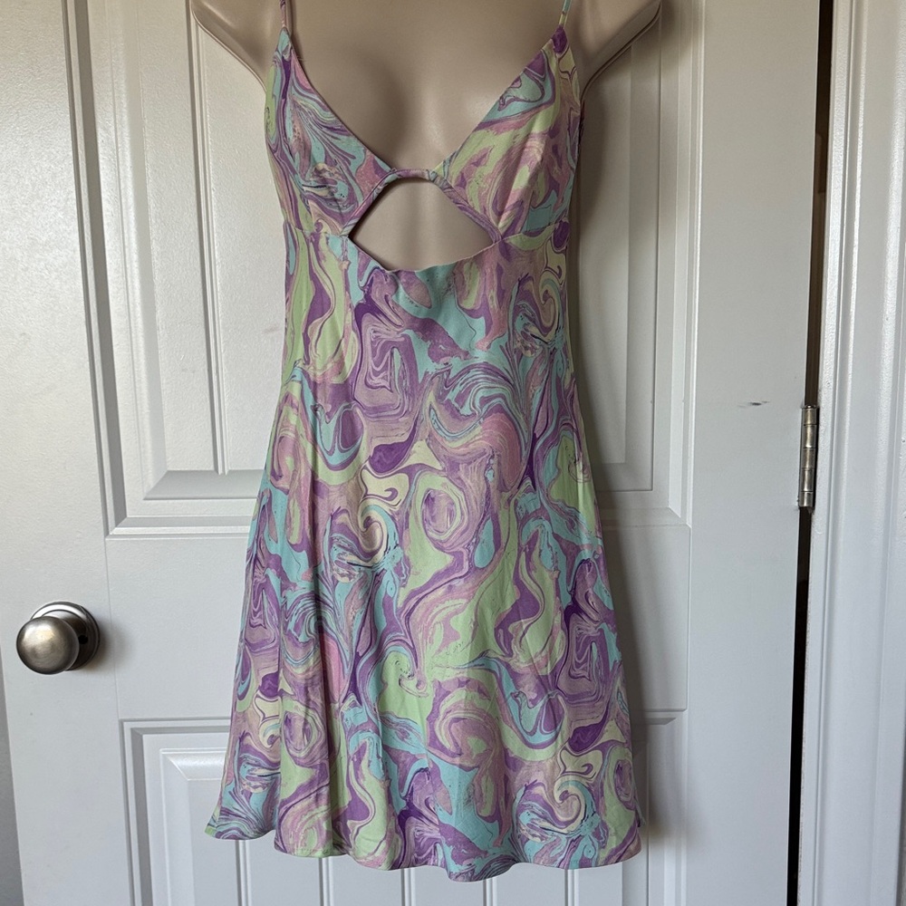 Zara Multicolor Swirl Dress